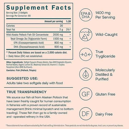 Omega-3 Fish Oil, TGR